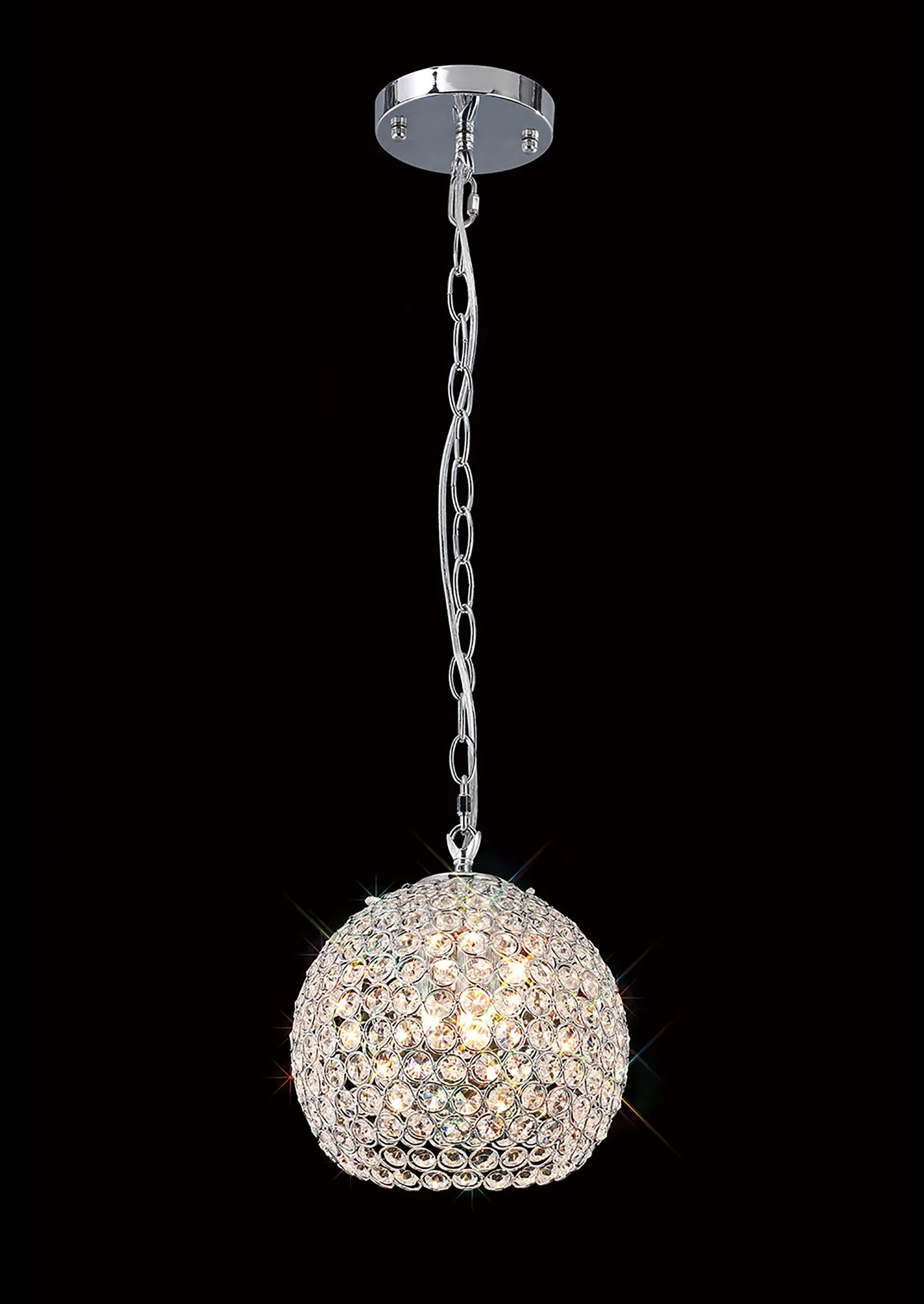 IL30190  Ava Crystal Pendant 3 Light